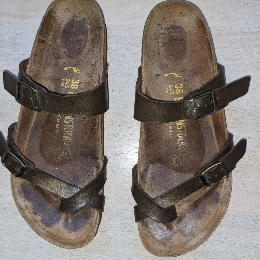 Birkenstock Mayari Sandals Brown Size 38